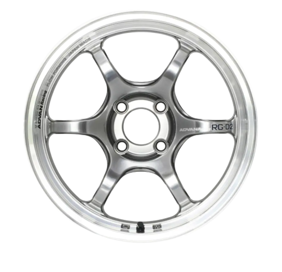 Advan Racing RG-D2 4x100 16x7.0+42 Machining and Racing Hyper Black