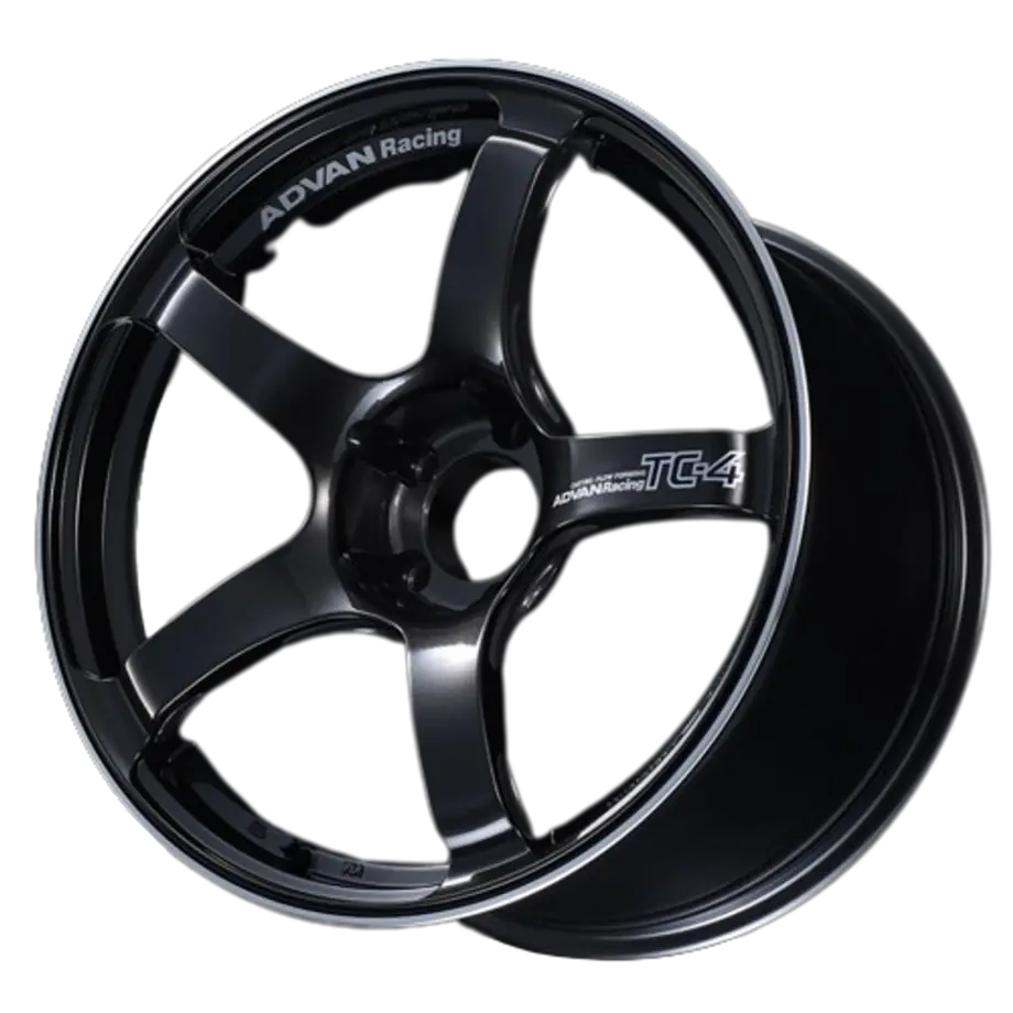 Advan TC-4 4x100 15x5.5+45 Black Gun Metallic & Ring