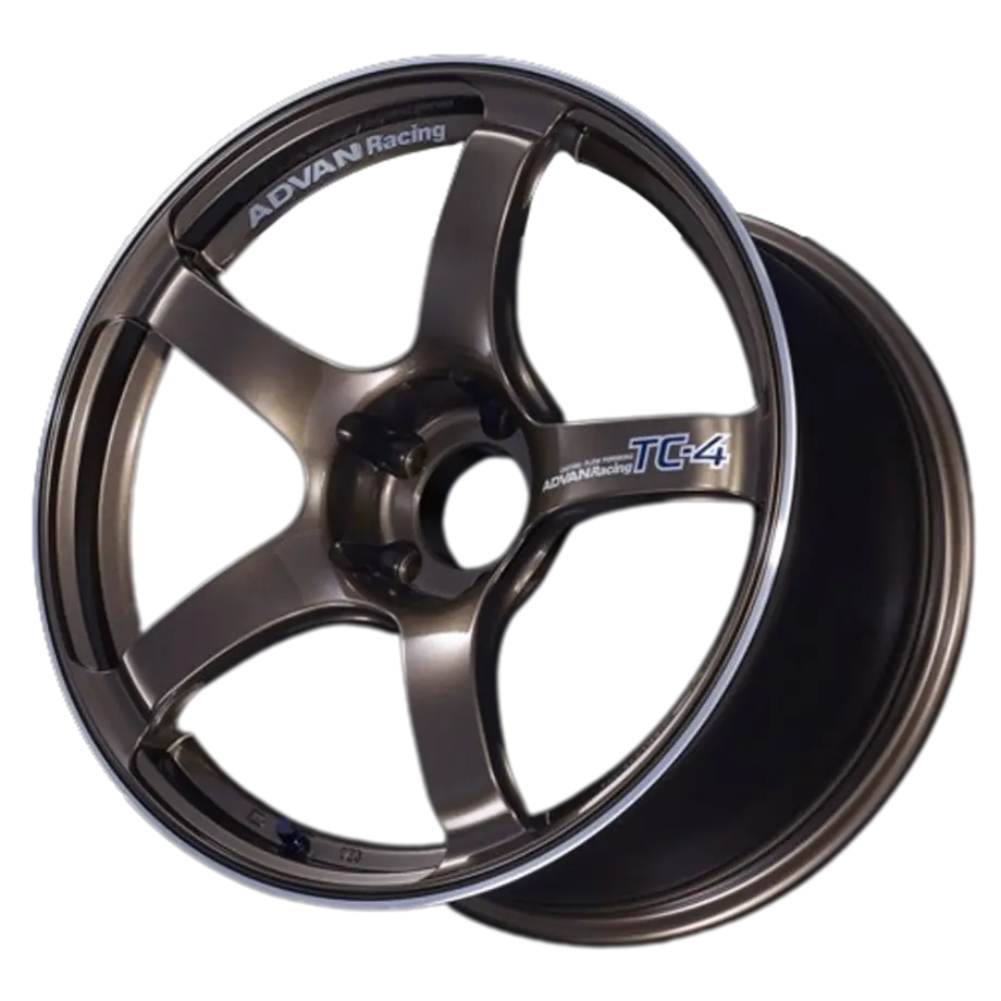 Advan TC-4 5x114.3 17x8.0+38 Umber Bronze Metallic & Ring