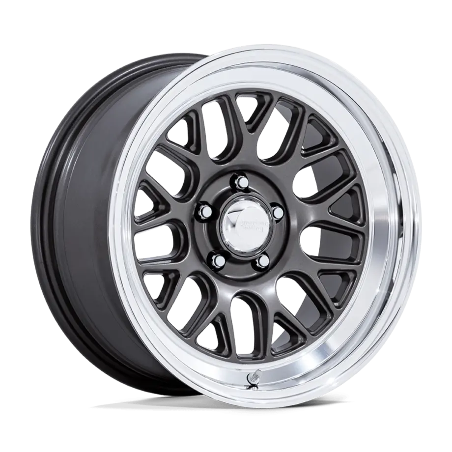 American Racing Vintage VN516 G-FORCE 5X114.3 18x9 +24 MATTE ANTHRACITE W/ DIAMOND CUT LIP