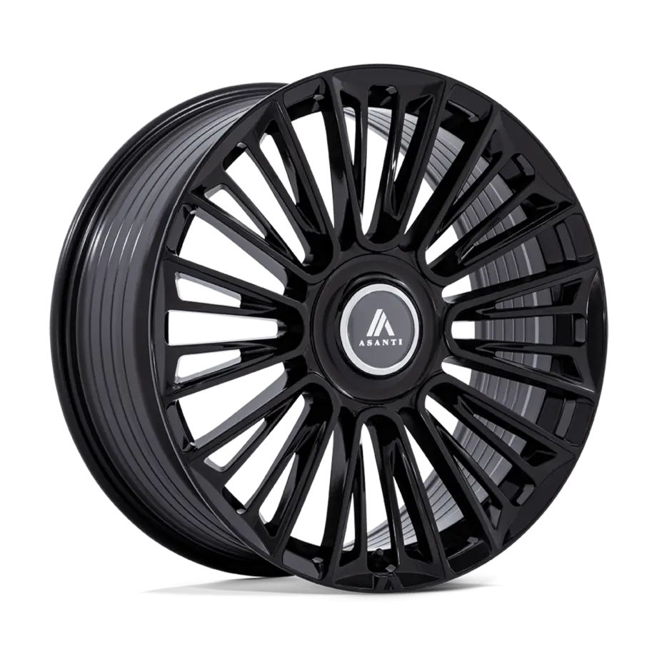 Asanti Black AB049 PREMIER 5X112/5X120 24x10 +20 GLOSS BLACK