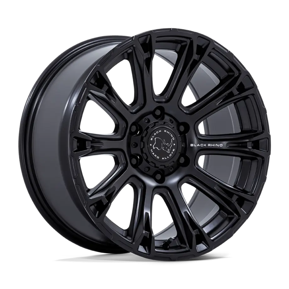 Black Rhino Hard Alloys BR020 DIAMONDBACK 5X127 20x9 +12 MATTE BLACK