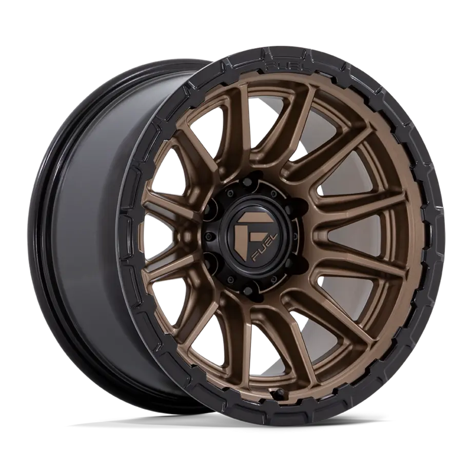 Fuel 1PC FC866 PISTON 5X127 20x10 -18 MATTE BRONZE W/ GLOSS BLACK LIP