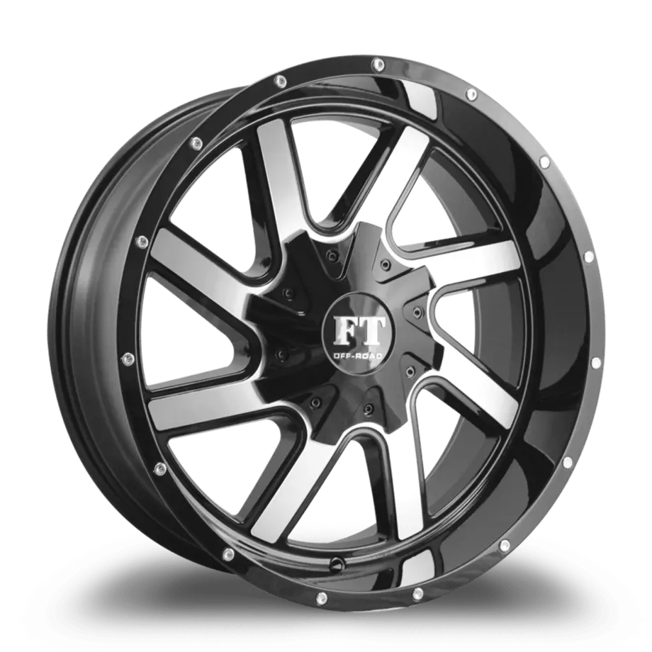 FULL THROTTLE FT1 6x135/6x139.7 20x10-24 BLACK / MACHINED