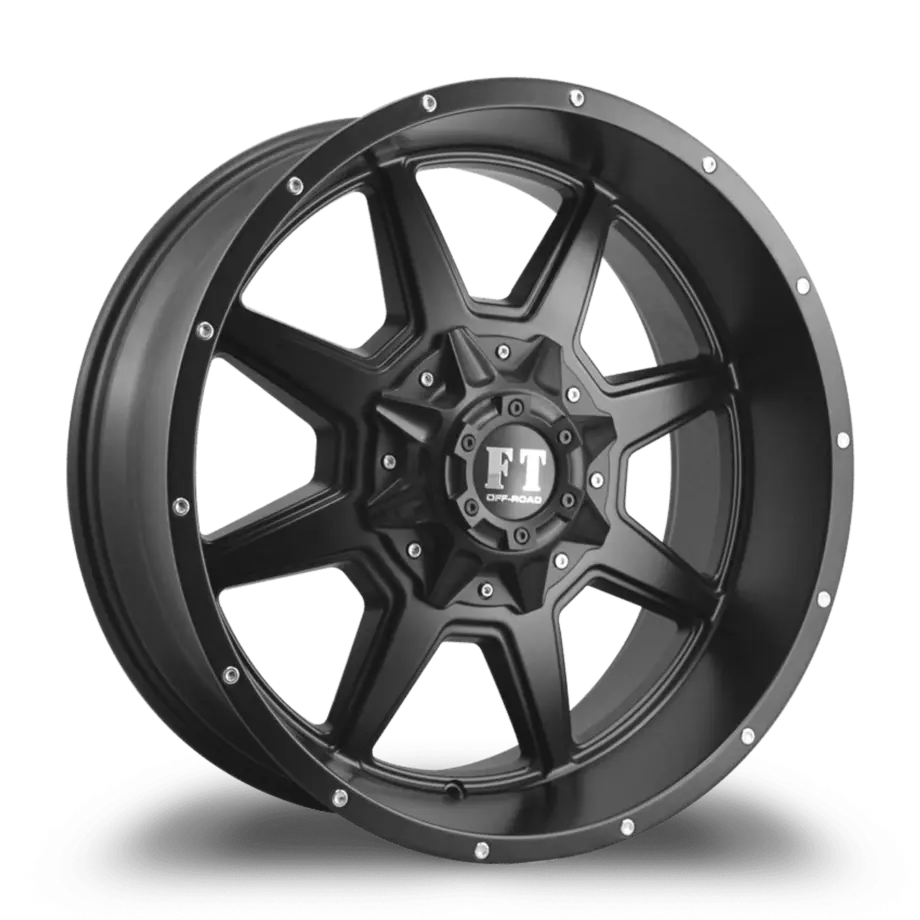 FULL THROTTLE FT2 8x165 20x10-24 SATIN BLACK