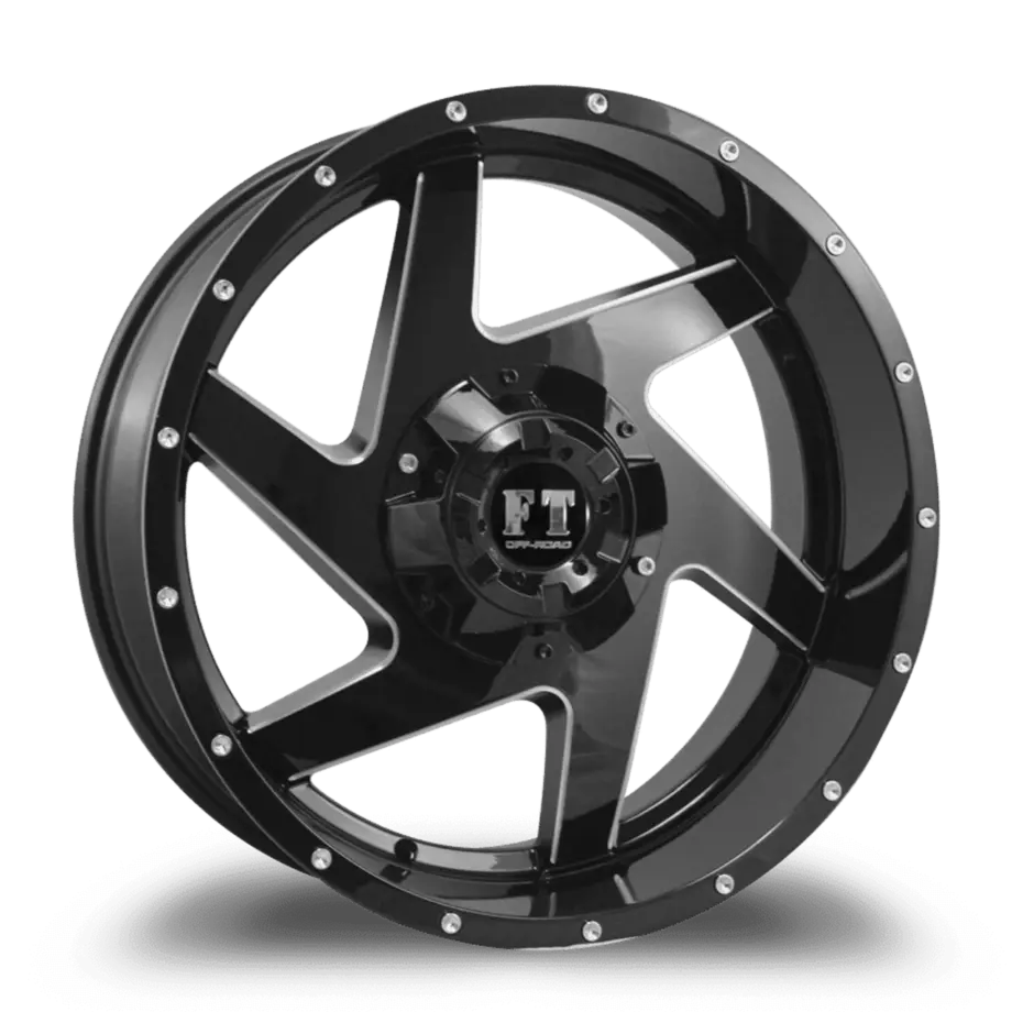 FULL THROTTLE FT6052 5x127/5x139.7 18x9-12 BLACK / MILLED