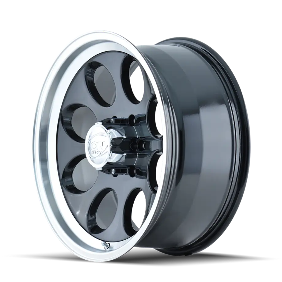 Ion Type 171 5x120.65 15x8-27 Black/Machined Lip