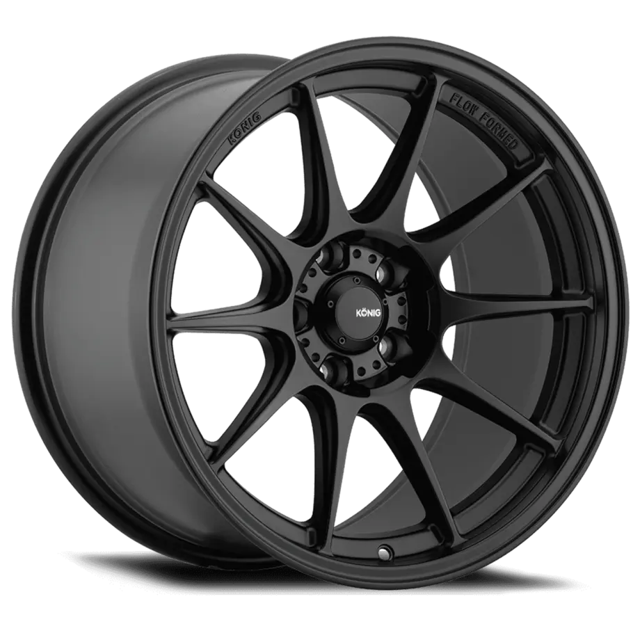 Konig Dekagram 5x114.3 19x8.5+43 Semi-Matte Black