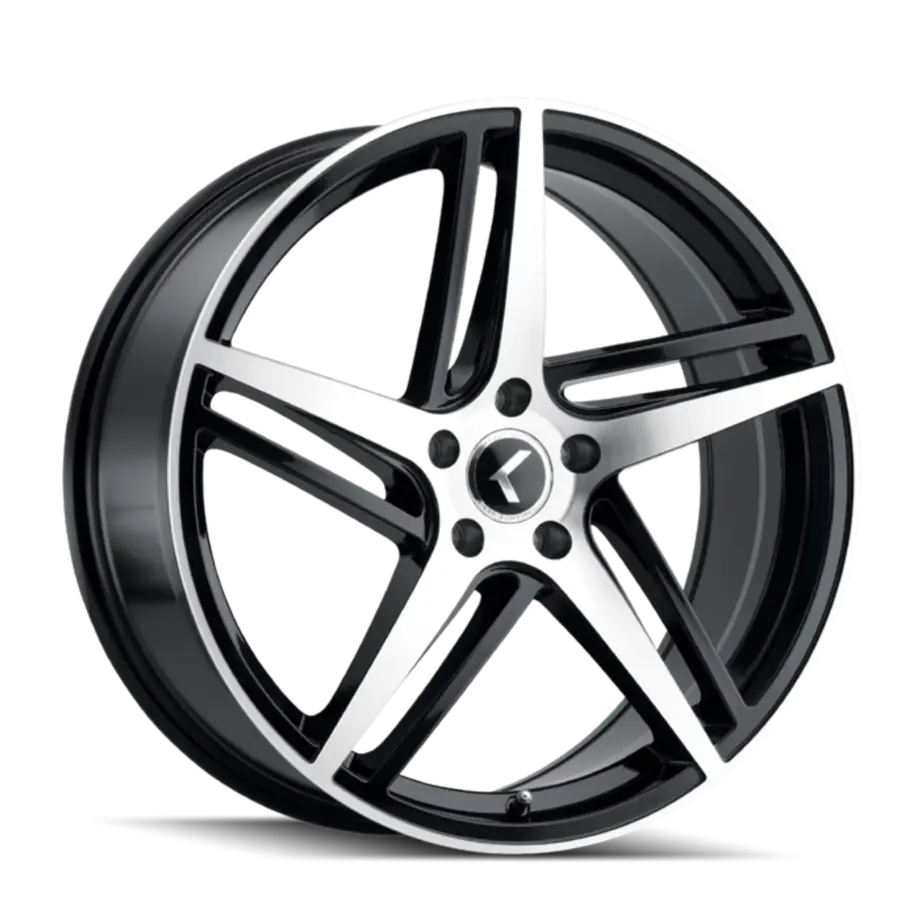 Kraze Milano 195 5x114.3 20x8.5+38 Black/Machined Face