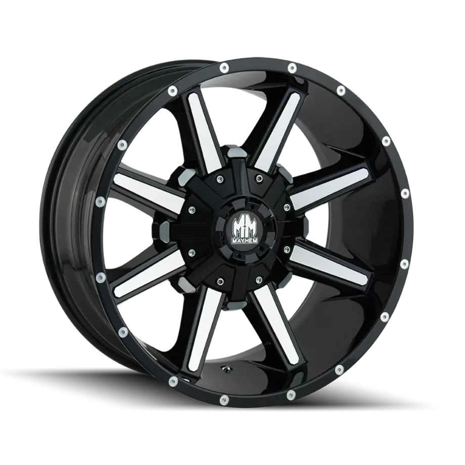 Mayhem Arsenal 8104 6x135/6x139.7 17x9-12 Gloss Black/Machined Face