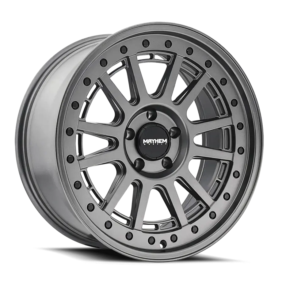 Mayhem Compass 8305 6x139.7 20x9+0 Matte Gunmetal W/BLK Bolt