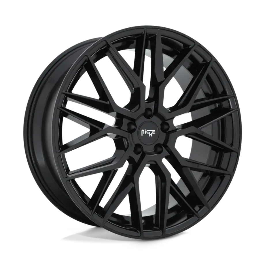 Niche 1PC M224 GAMMA 5X120 20X10.5 +35 GLOSS BLACK