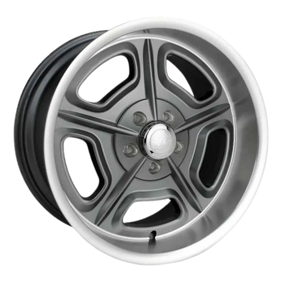 Race Star 32 Mirage 5x120.65 15x10 -12 Grey Machined