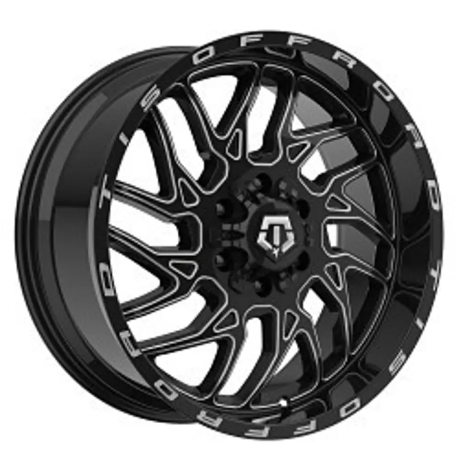 TIS 544BM 5x114.3/5x127 20x10 -19 GLOSS BLACK MILLED