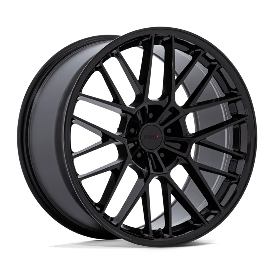 TSW TW001 DAYTONA 5X112 22x11 +25 GLOSS BLACK