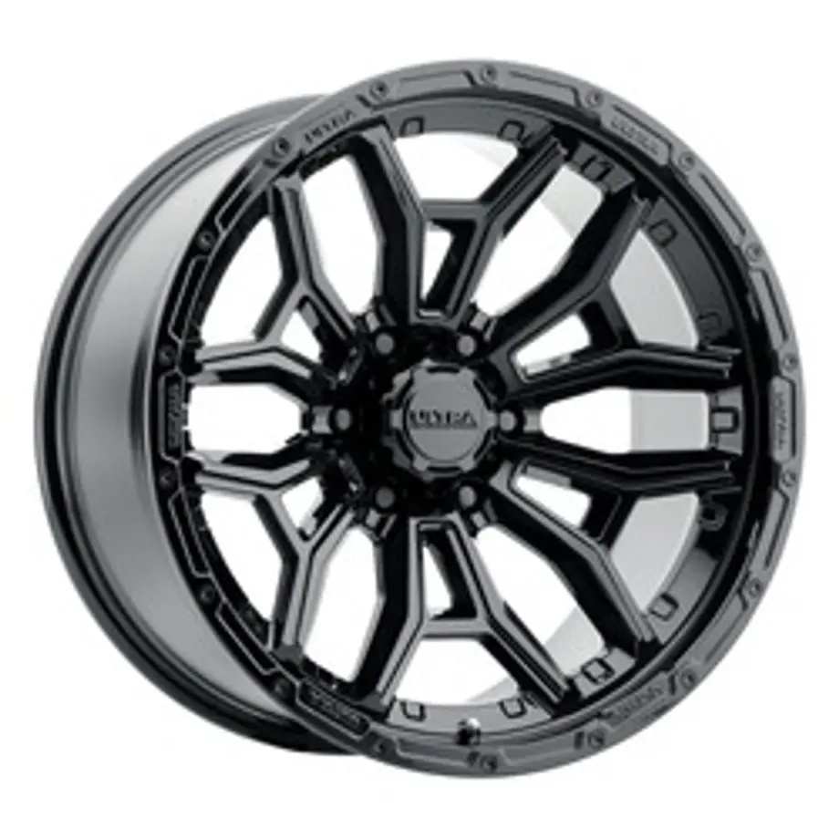 Ultra 126BK Warmonger 6 6X135 17x9 -12 Gloss Black