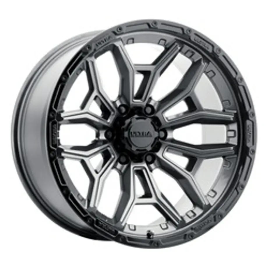 Ultra 126GN Warmonger 6 6x139.7 20x10 -25 Gloss Anthracite w/Black Lip