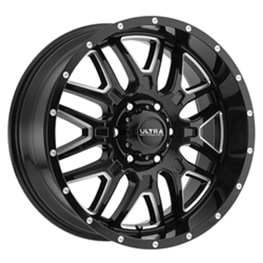 Ultra 203BM Hunter 5x127 20x9 -12 Gloss Black w/ Milled Accents