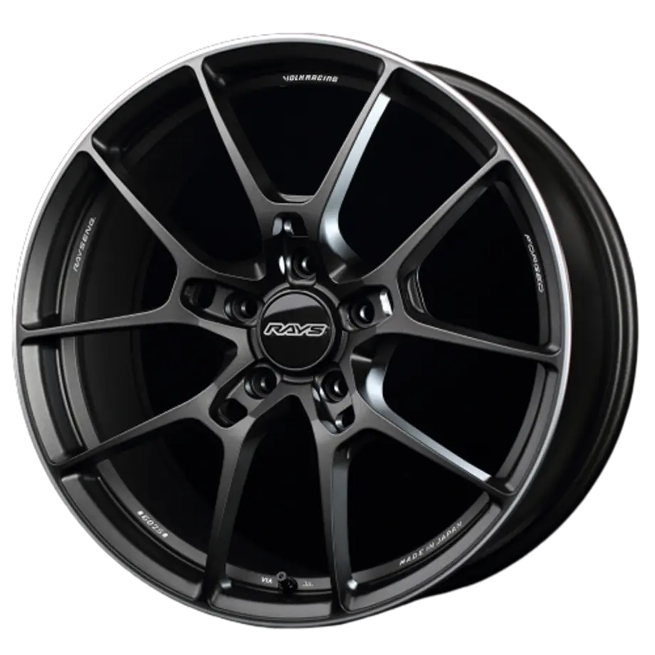 Volk Racing G025 5x112 18x8.0+50 Matte Gunblack / Rim Edge DC