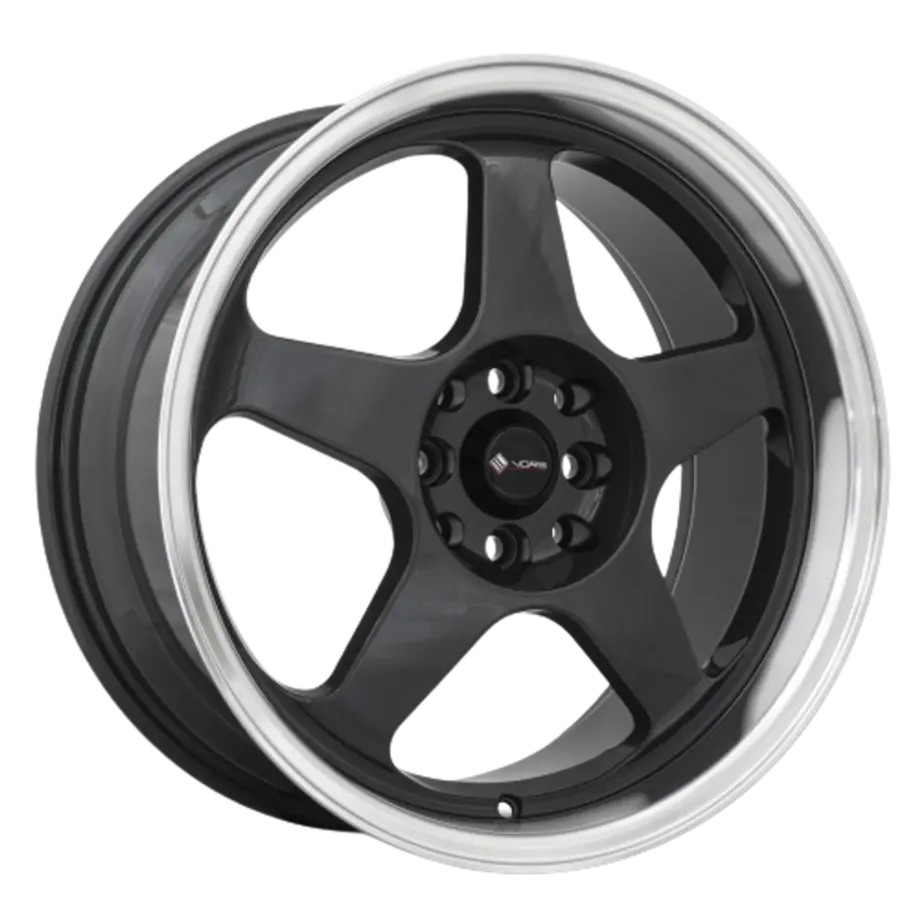 Vors SP1 5x108 19x8.5  +35 Hyper Black Machine Lip