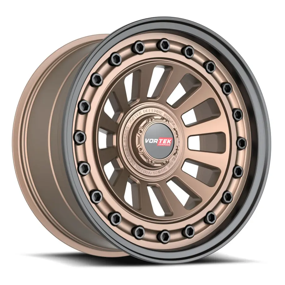 Vortek VRD-702 6x135/6x139.7 20x9.5 +12 Matte Bronze With Black Bolts & Lip