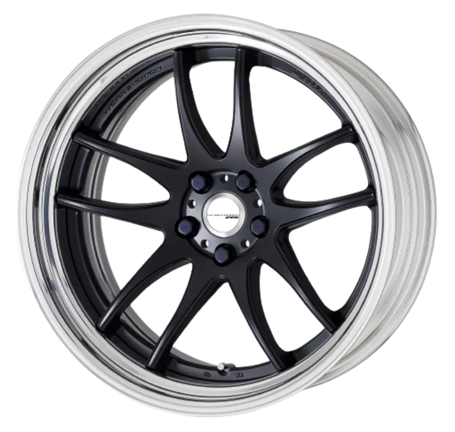 Work Cr 2P 4x100 16x9.0 +12 Matte Black