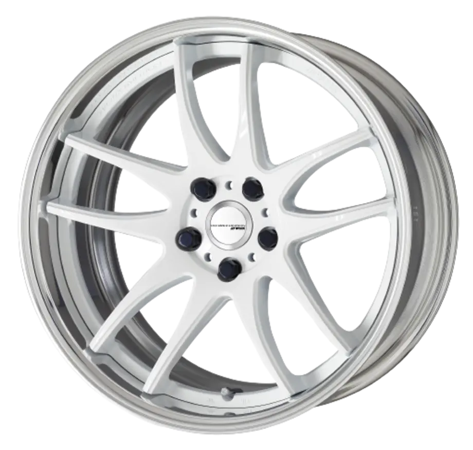 Work Cr 2P 4x100 17x9.0 +12 Gloss White