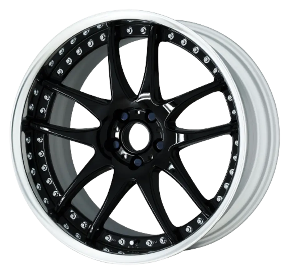 Work Emotion Cr 3P 5x100 18x10-9 L Disk Gloss Black