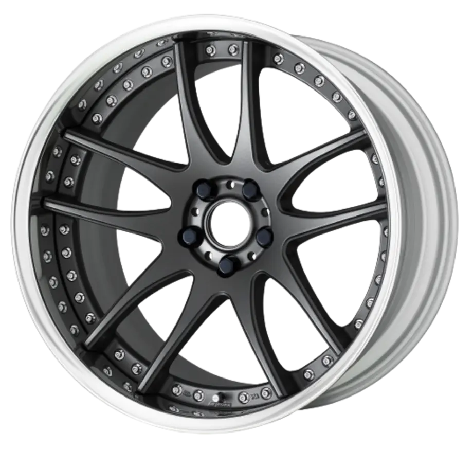 Work Emotion Cr 3P 5x100 19x10-49 R Disk Matte Gunmetal