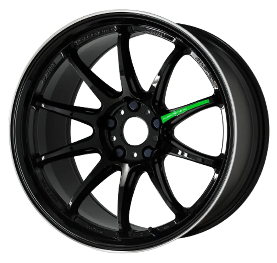 Work Emotion Zr10 5x108 17x7 +47 Black Diamond Lip Cut