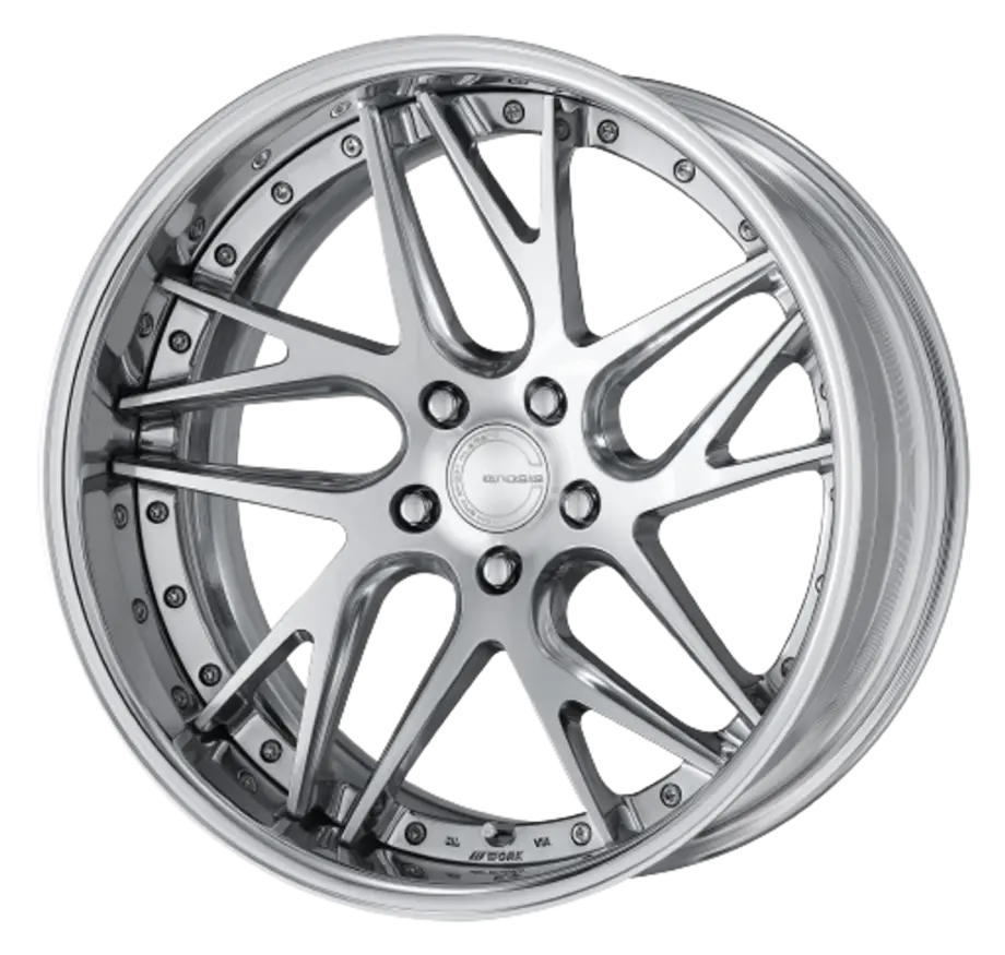 Work Gnosis Cvx 5x112 22x12+22 R Disk Composite Buffed And Brushed