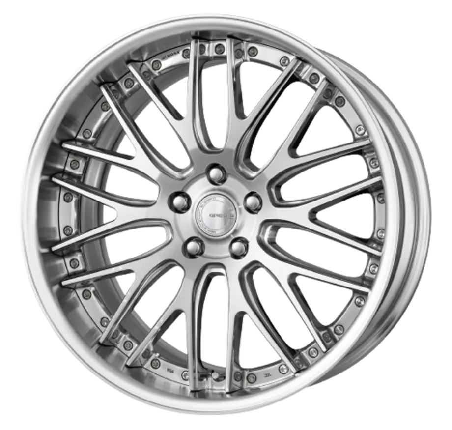 Work Gnosis Gr204 5x108 19x10+12 W Disk Composite Buffed And Brushed