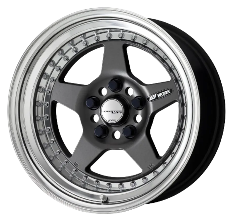 Work Meister Cr01 4x114.3 15x8.5+-22 T Disk Matte Gunmetal