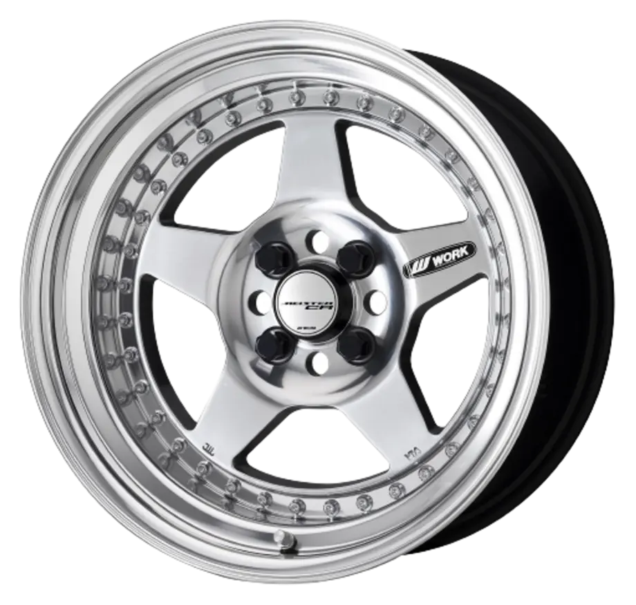 Work Meister Cr01 5x114.3 15x9.5+39 O Disk Bright Buff Finish