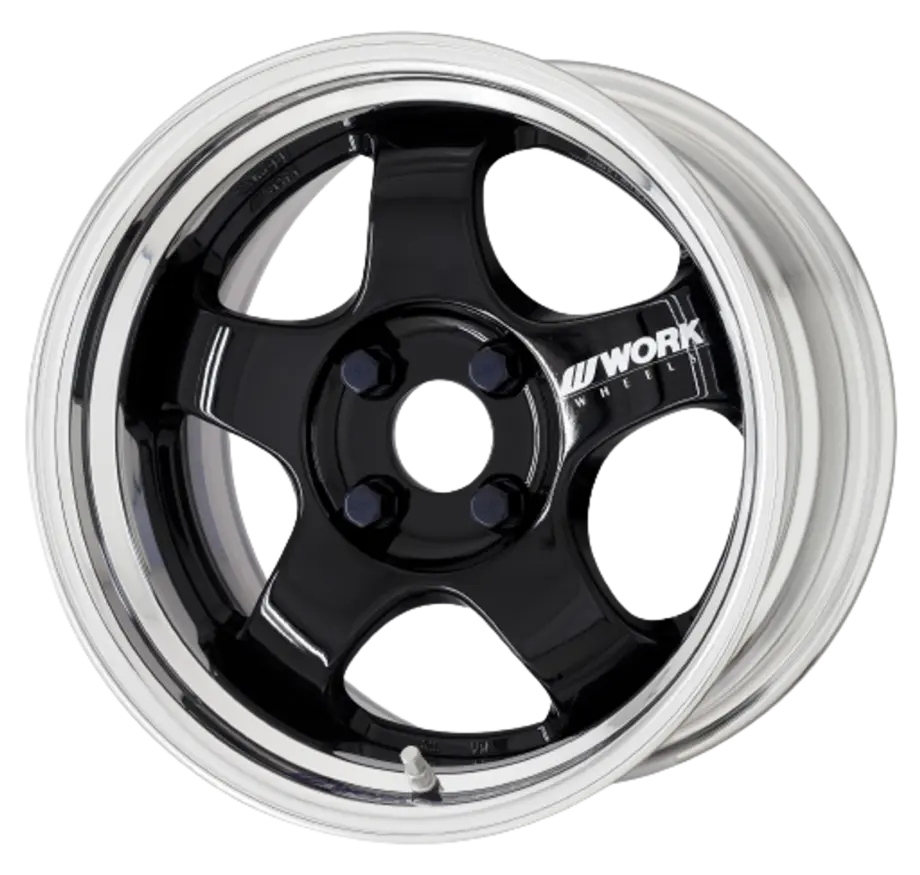 Work Meister S1 2P 4x114.3 15x9+38 R Disk Black