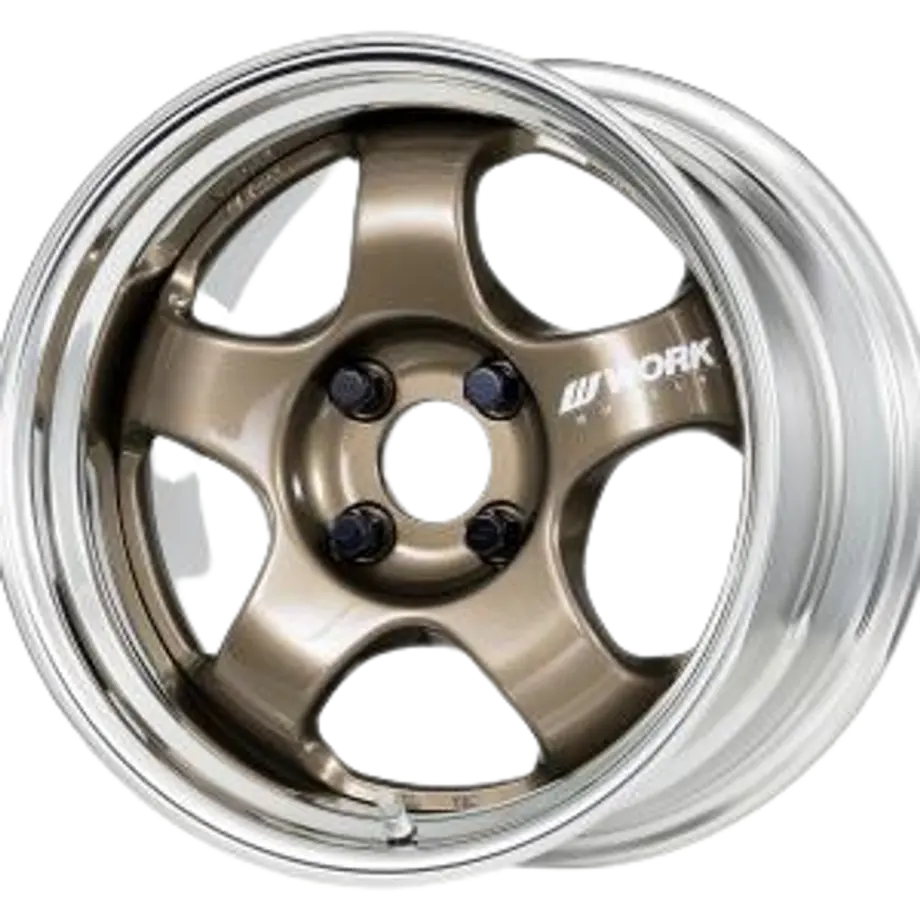 Work Meister S1 2P 5x112 15x8+12 O Disk Titanium Gold