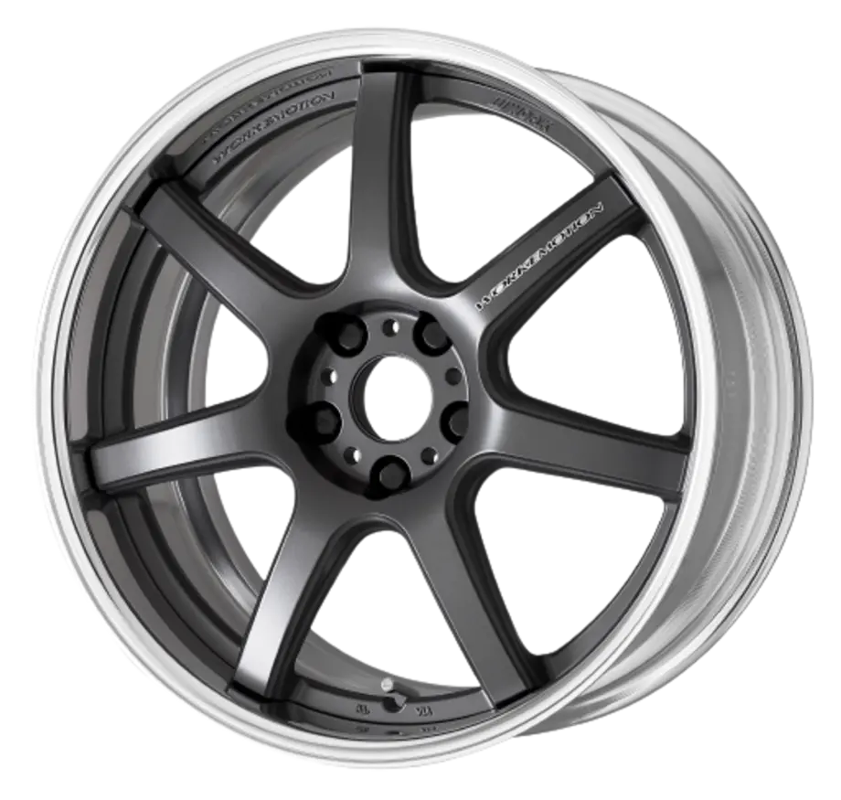 Work T7r 2P 5x108 20x11.5 +12 Matte Gunmetal