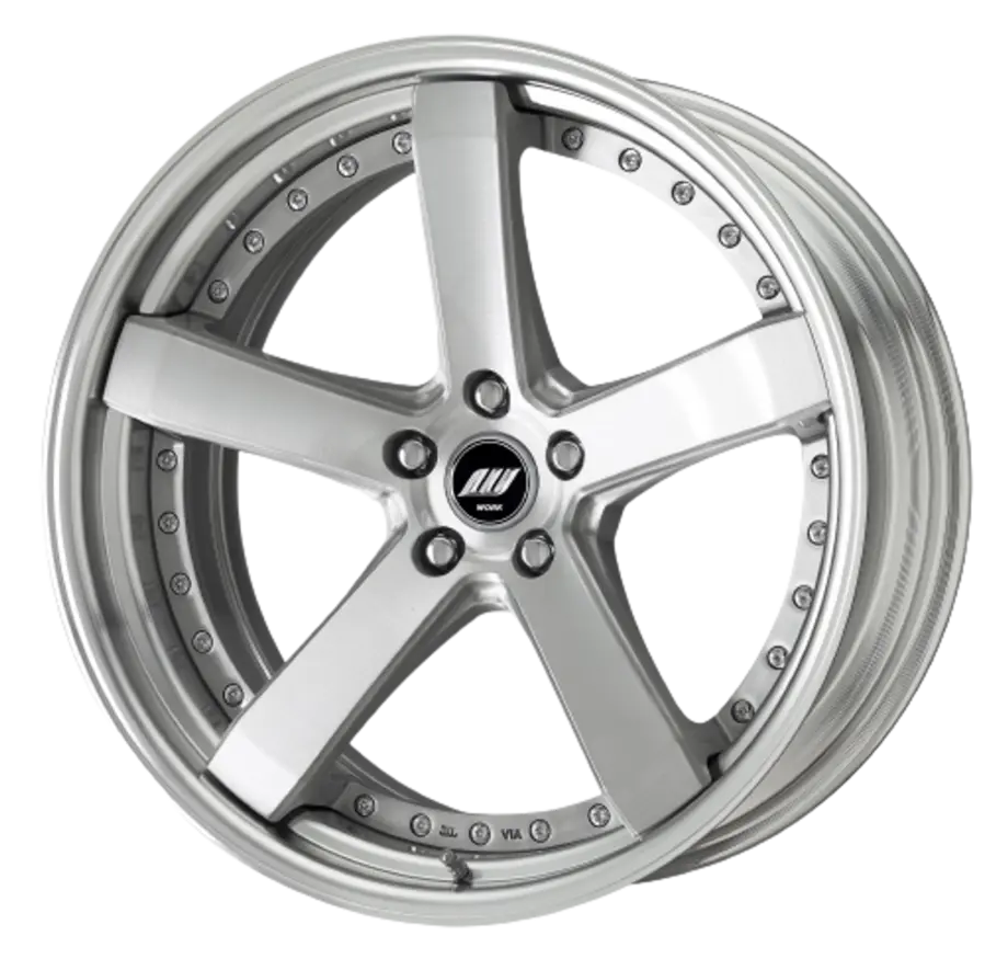 Work Zeast St2 5x108 20x11.5+45 T Disk Transparent Grey Polish