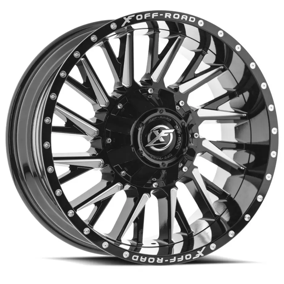 XF Off-Road XF-226 8x165.1/8x180 20x9 +0 Gloss Black & Milled