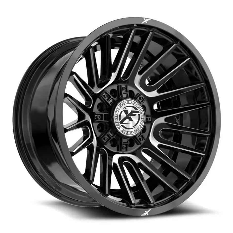 XF Off-Road XF-234 8x165.1/8x170 22x12 -44 Gloss Black & Milled